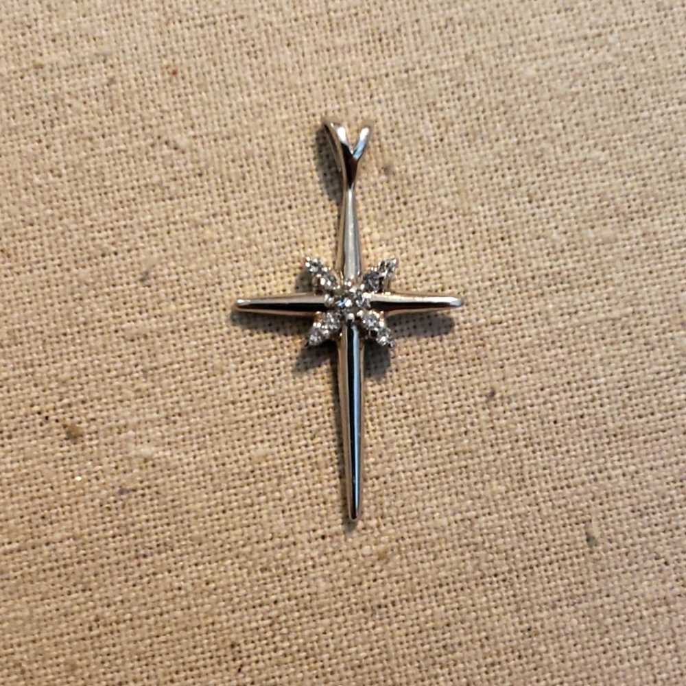 Genuine Gold and Diamond Necklace Pendant